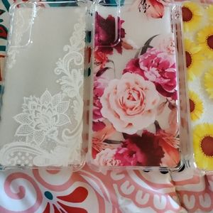 3 cell phone cases new silicone for S21fe phone